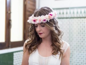 Corona preservada para novia