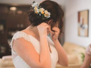 tocado de novia preservado