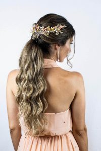 tocado de novia para coleta