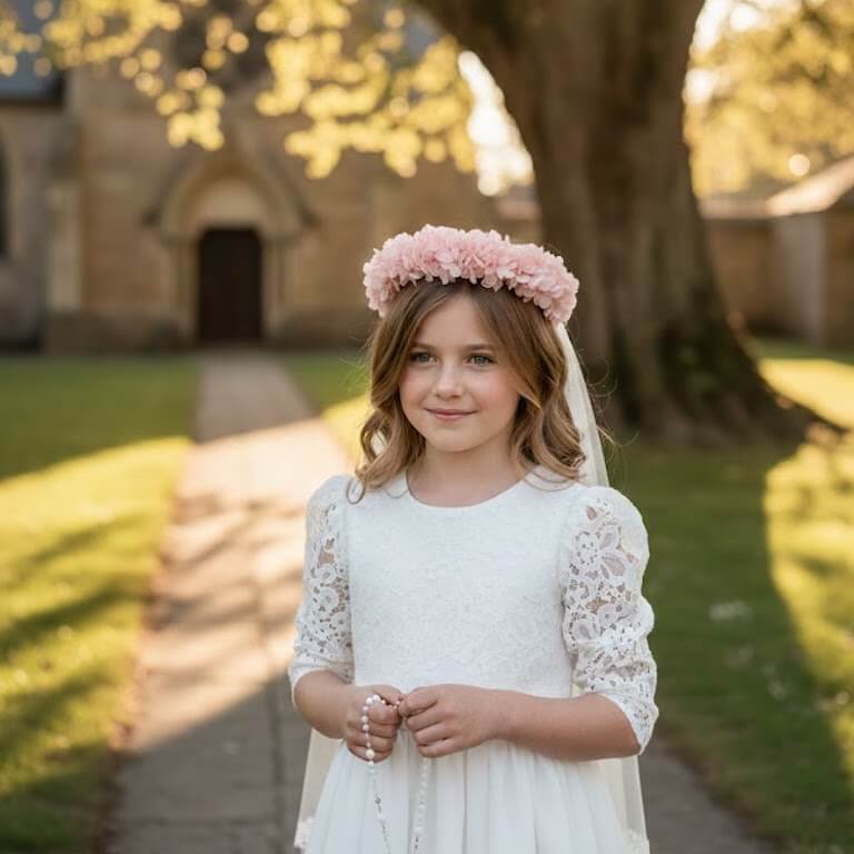 Corona de hortensia rosa preservada