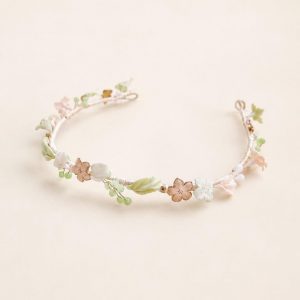 Corona de flores sencilla