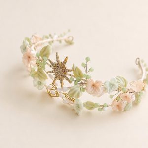 Tiara de flores y estrella